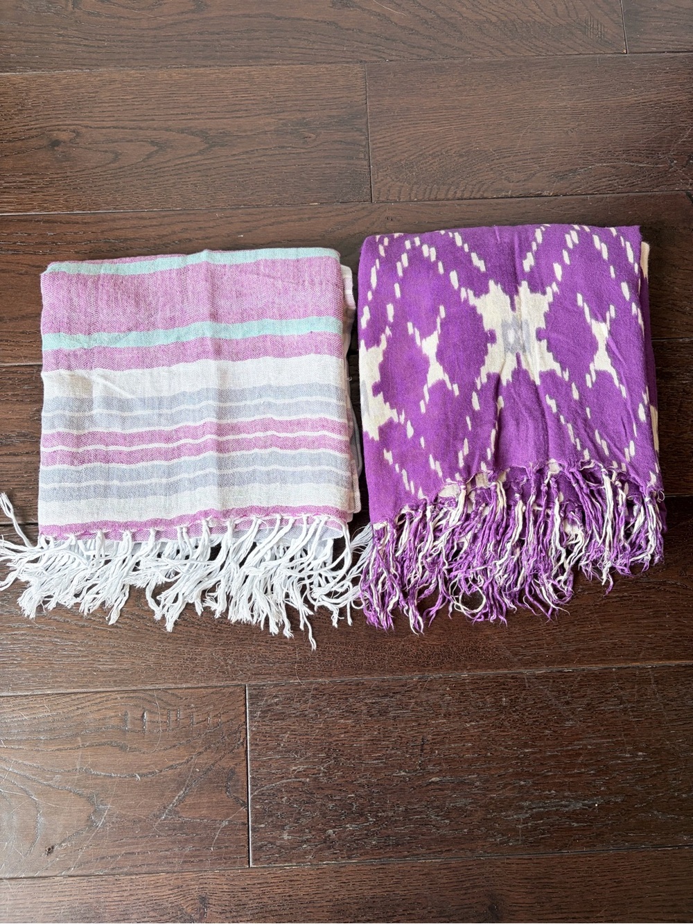 Set of 2 Lightweight Linen | Viscose Scarves/Wraps - Caslon & Sir Alistair Rai